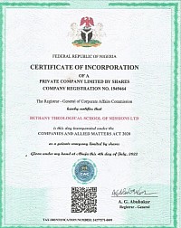 CERTIFICATE OF REGISTRATION