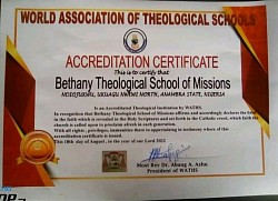 ACCREDITATION CERTIFICATE
