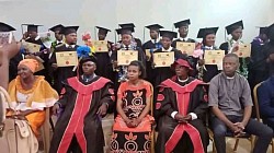 Mozambique students 2022 Graduation of 20 Diploma Students